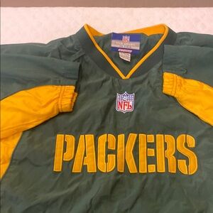 Reebok Green and Yellow Windbreaker